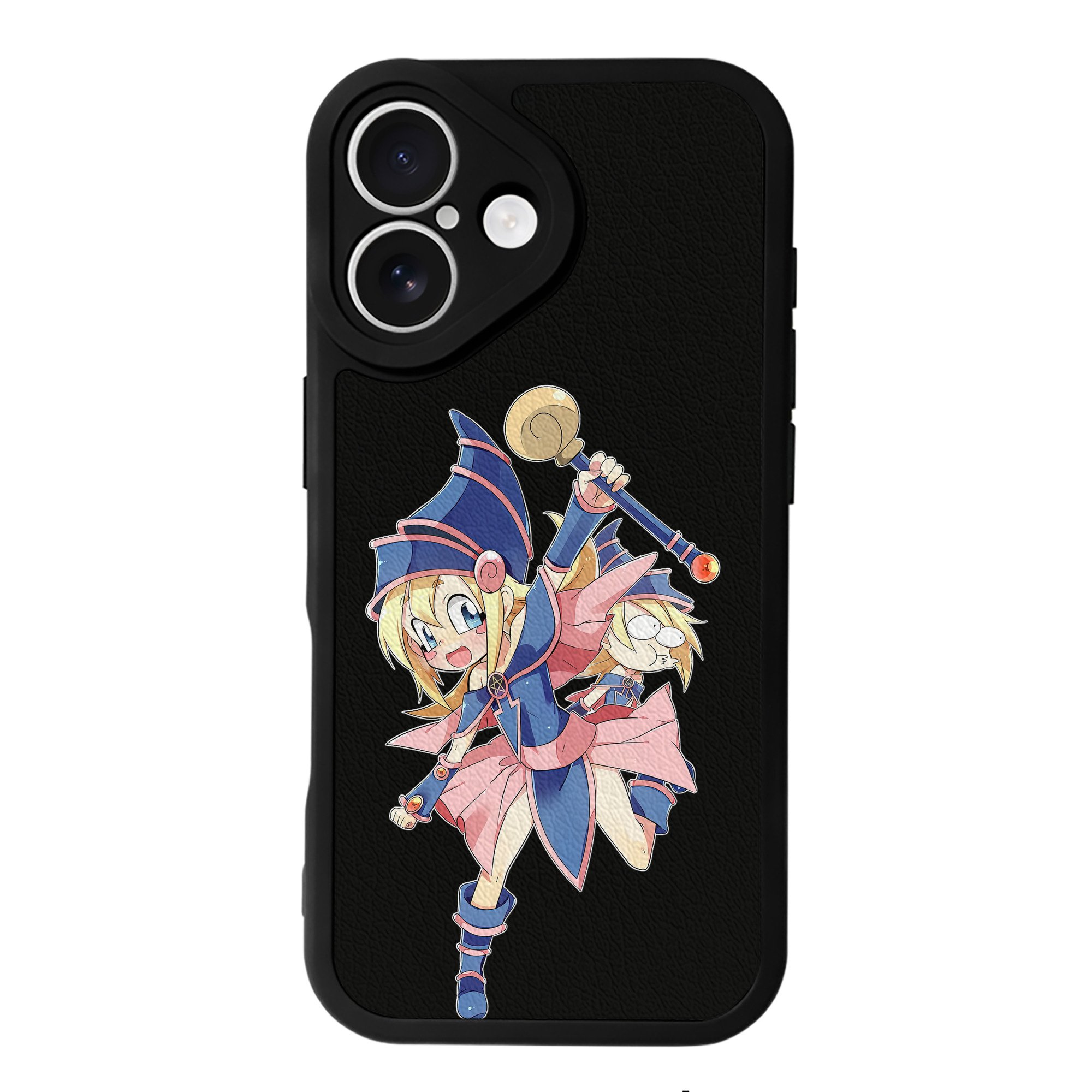 遊☆戯☆王 Yu-Gi-Oh! 【iPhone 16シリーズ対応】シリコンスマホケース（レザー調） 材質：シリコン